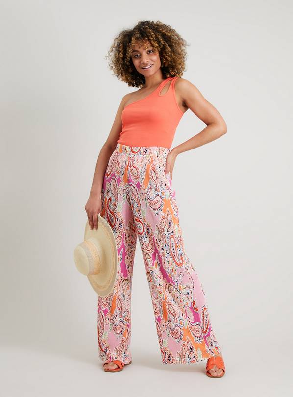 Floral summer sale trousers